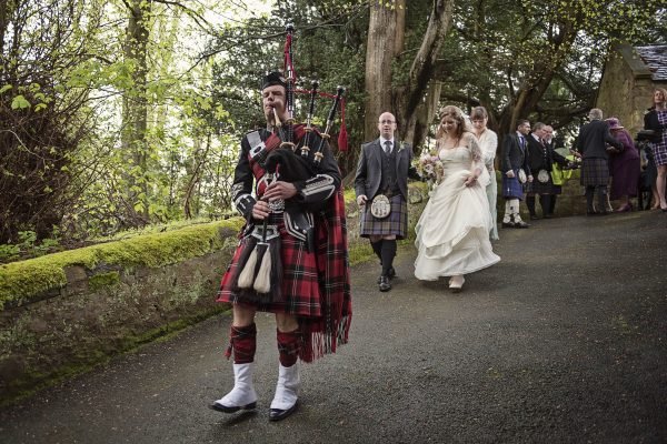 Wedding Bagpiper - Glencourse House, Edinburgh