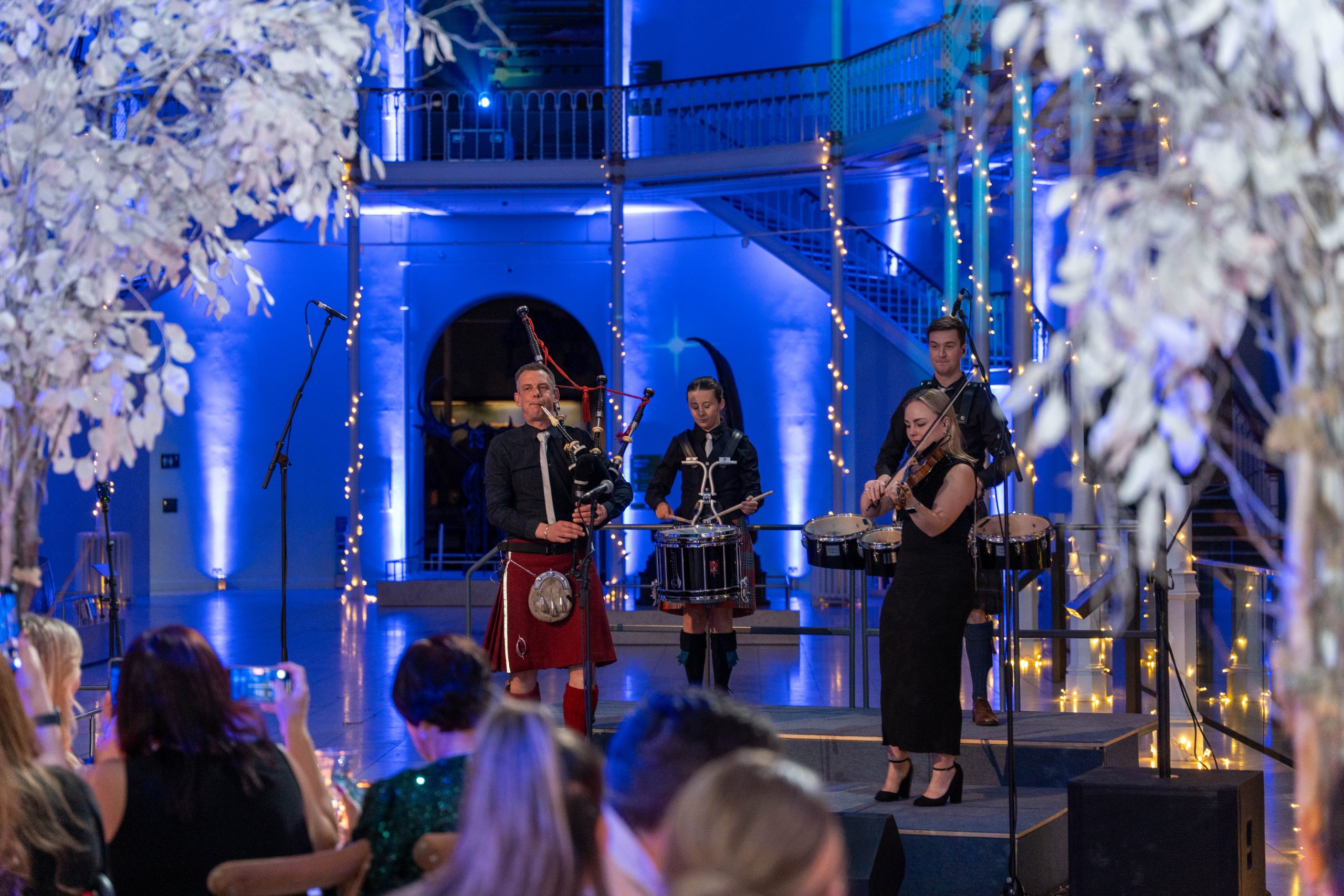 Pipedown band entertain after dinner event