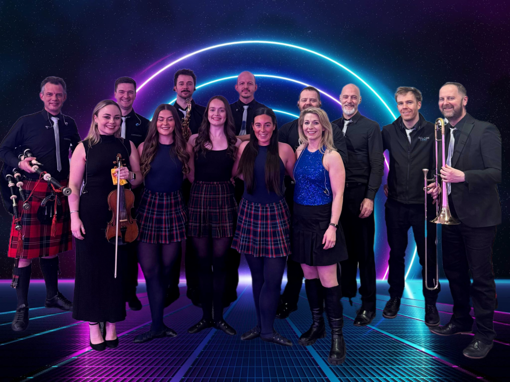 Tartanium 10 pc band photo edited Scottish Conference Entertainment That Delivers