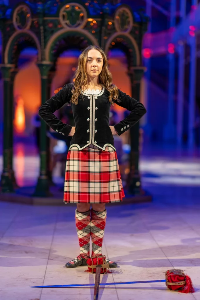 Scottish sword dance at national museum of Scotland