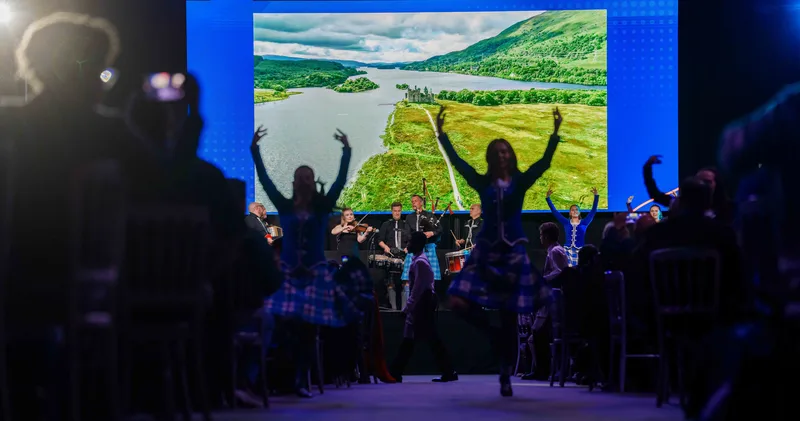 scottish dancers at SEC conference entertainment